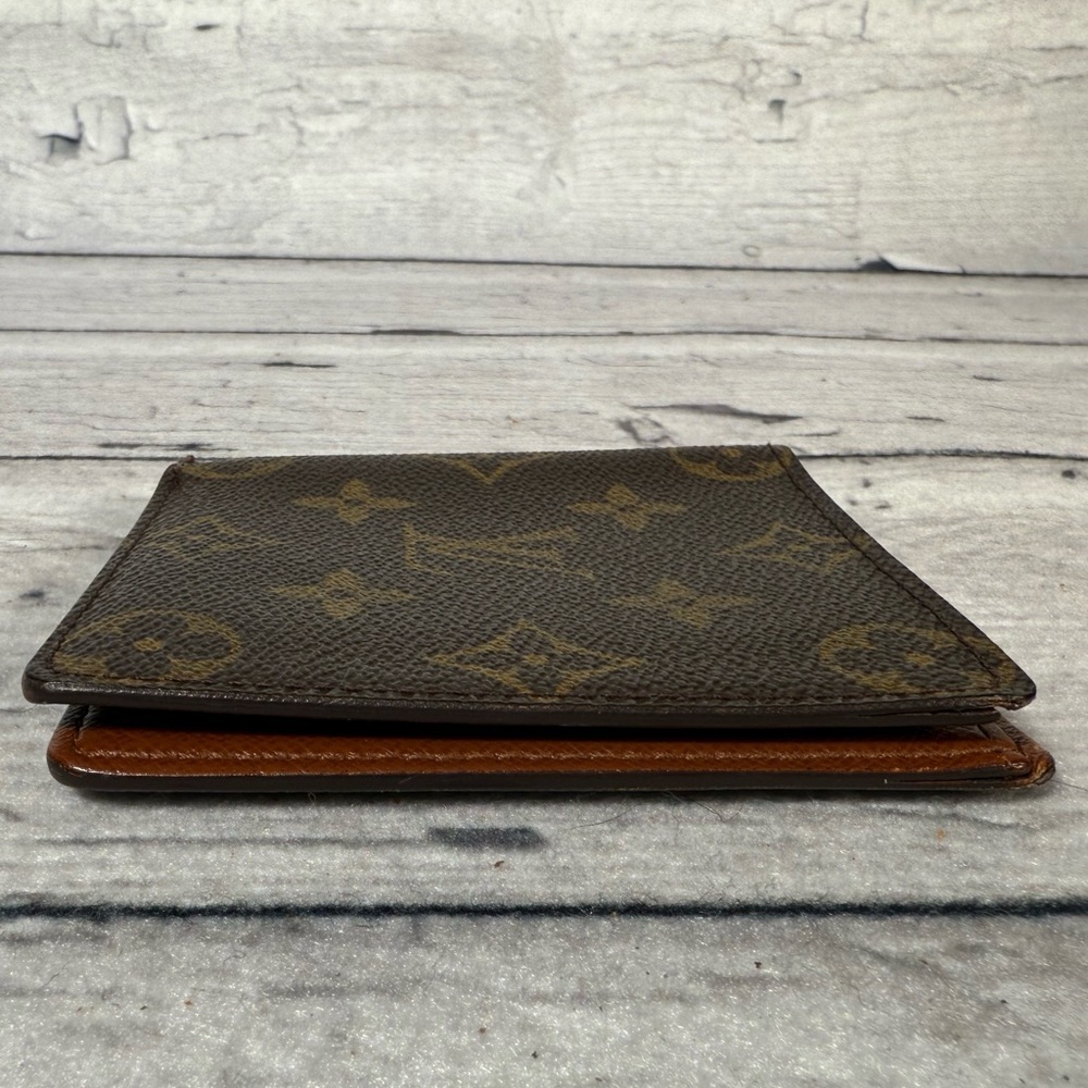 Louis Vuitton Men’s fold Wallet Brown Monogram Canvas Leather - Picture 4 of 14